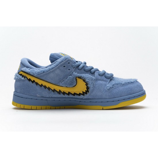 Grateful Dead x Nike SB Dunk Low Pro QS "Blue Bear" Blue Yellow CJ5378-400