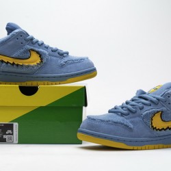 Grateful Dead x Nike SB Dunk Low Pro QS "Blue Bear" Blue Yellow CJ5378-400