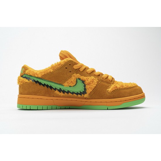 Grateful Dead x Nike SB Dunk Low Pro QS "Orange Bear" Orange Green CJ5378-800