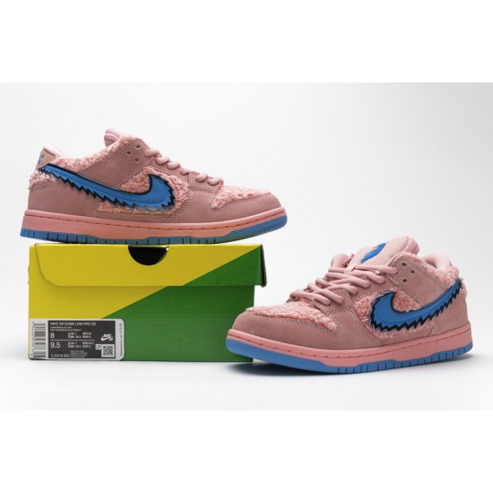 Grateful Dead x Nike SB Dunk Low Pro QS "Pink Bear" Pink Blue CJ5378-600