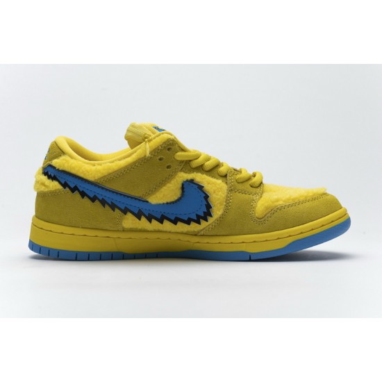 Grateful Dead x Nike SB Dunk Low Pro QS "Yellow Bear" Yellow Blue CJ5378-700