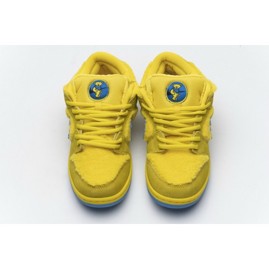 Grateful Dead x Nike SB Dunk Low Pro QS "Yellow Bear" Yellow Blue CJ5378-700
