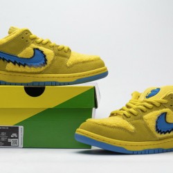 Grateful Dead x Nike SB Dunk Low Pro QS "Yellow Bear" Yellow Blue CJ5378-700