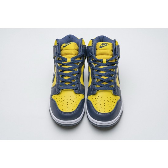 Nike Dunk High SP "Michigan" Blue Yellow CZ8149-700