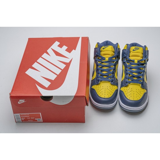Nike Dunk High SP "Michigan" Blue Yellow CZ8149-700