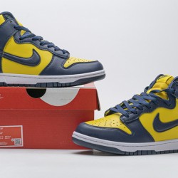Nike Dunk High SP "Michigan" Blue Yellow CZ8149-700