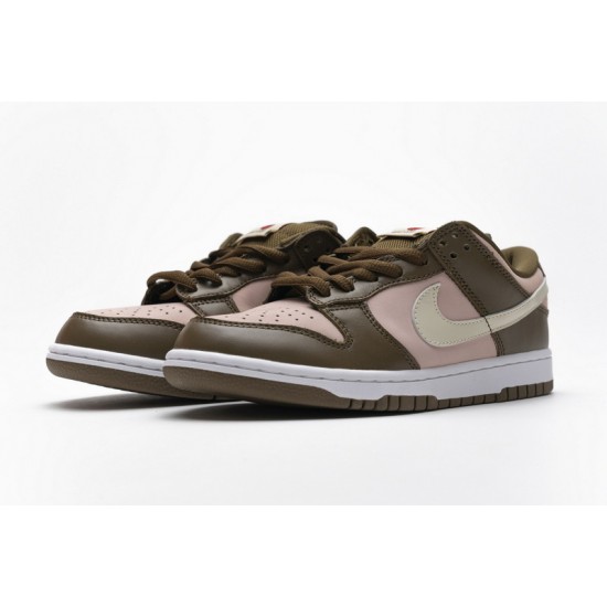 Nike Dunk Low Pro SB "Stussy Cherry" Brown Pink 304292-671