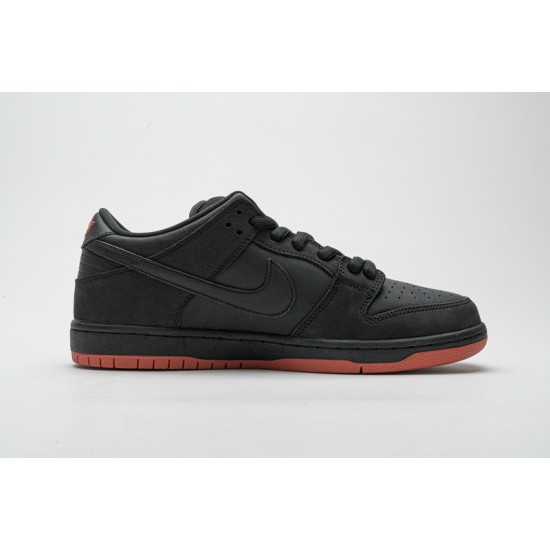 Nike Dunk Low SB TRD QS "Black Pigeon" Black Red 883232-008