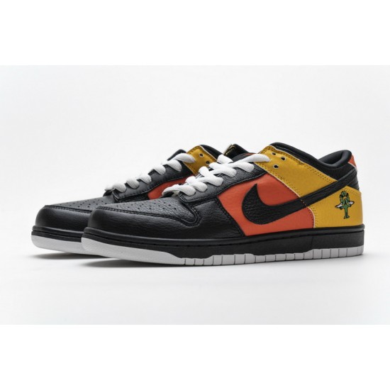 Nike Dunk SB Low "Raygun" Black Yellow Orange 304292-803