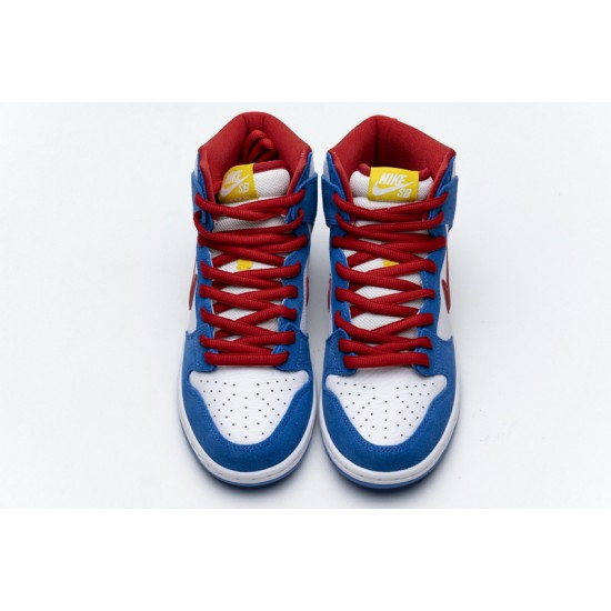 Nike SB Dunk High "Doraemon" Blue White Red CI2692-400