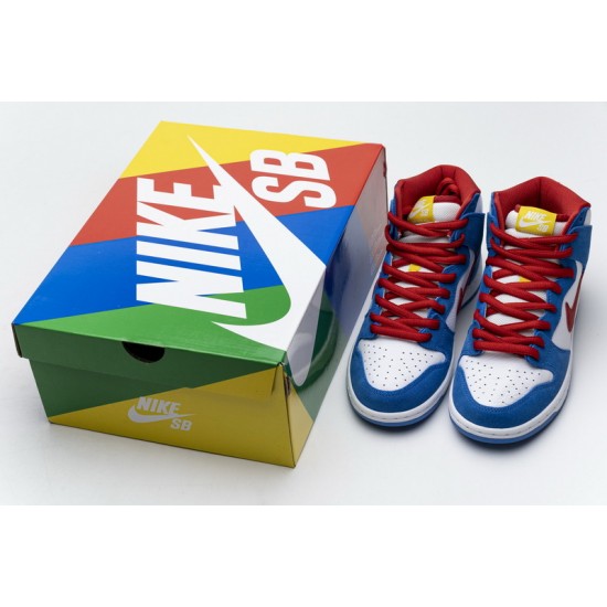 Nike SB Dunk High "Doraemon" Blue White Red CI2692-400