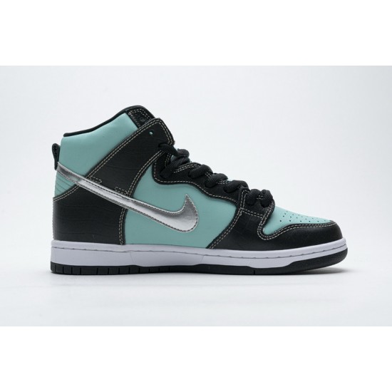 Nike SB Dunk High PRM "Diamond" Blue Black 653599-400