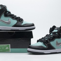 Nike SB Dunk High PRM "Diamond" Blue Black 653599-400