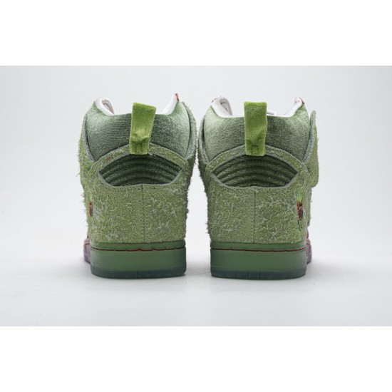 Nike SB Dunk High "Strawberry Cough" Red Green CW7093-600