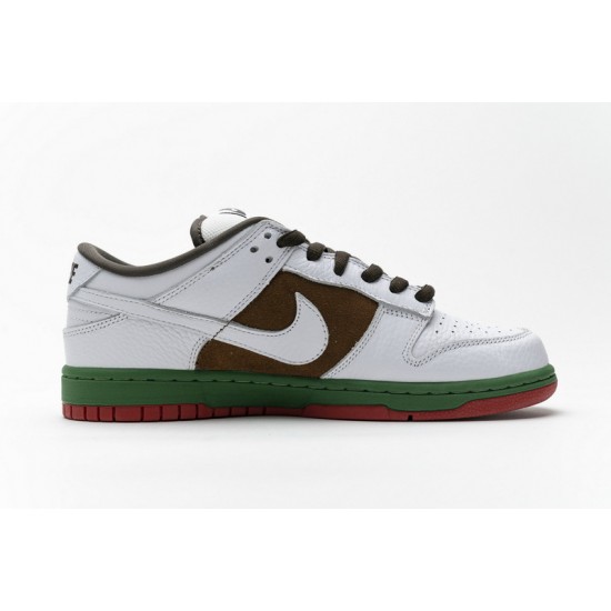 Nike SB Dunk Low "California-Cali Pecan White" White Green Red 304292-211