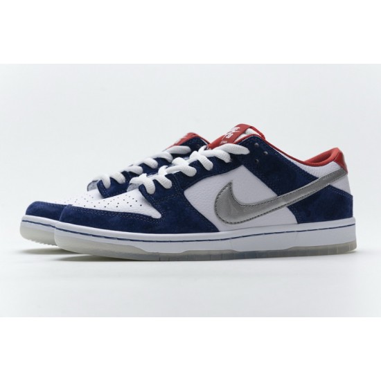 Nike SB Dunk Low "Ishod Wair BMW" White Blue Silver Gold 839685-416
