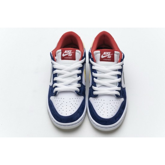 Nike SB Dunk Low "Ishod Wair BMW" White Blue Silver Gold 839685-416