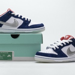 Nike SB Dunk Low "Ishod Wair BMW" White Blue Silver Gold 839685-416