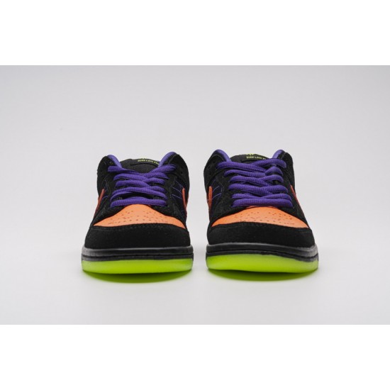 Nike SB Dunk Low "Night Of Mischief" Black Purple Orange BQ6817-006