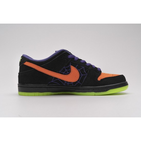 Nike SB Dunk Low "Night Of Mischief" Black Purple Orange BQ6817-006