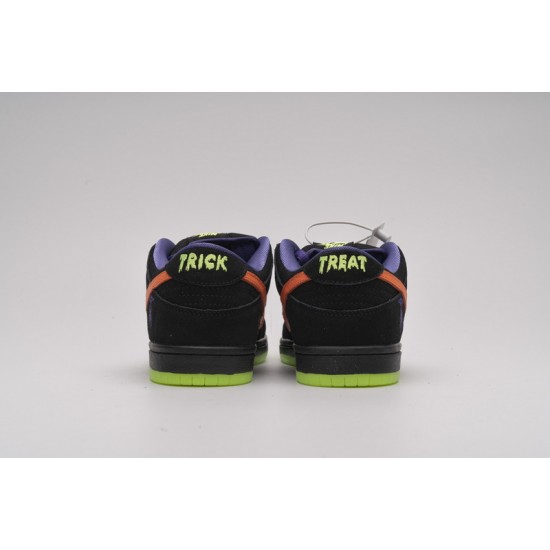 Nike SB Dunk Low "Night Of Mischief" Black Purple Orange BQ6817-006