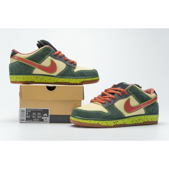 Nike SB Dunk Low PRM QS "Mosquito" Yellow Green 313170-761 36-46