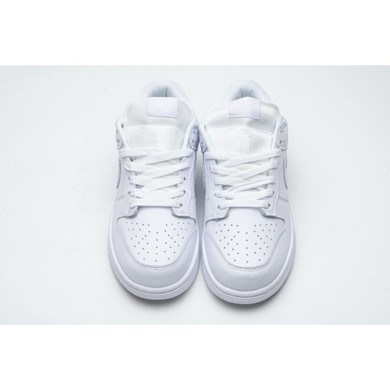 Nike SB Dunk Low Pro "White Out" All White 304292-100