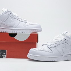 Nike SB Dunk Low Pro "White Out" All White 304292-100