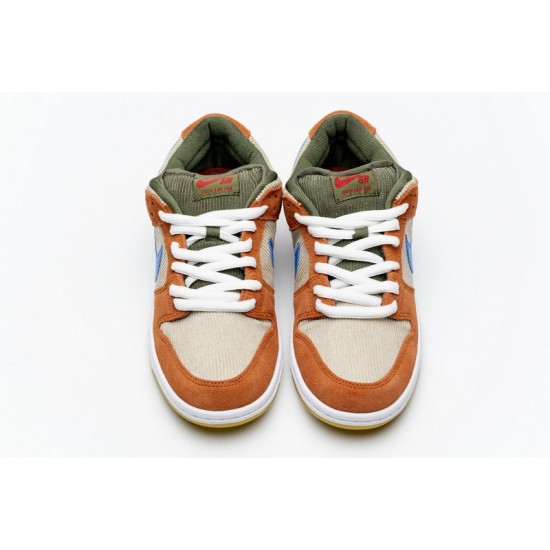Nike SB Dunk Low Pro "Corduroy" Orange Blue BQ6817-201