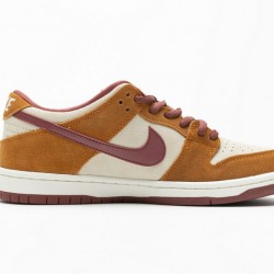 Nike SB Dunk Low Pro "Dark Russet Cedar" Orange White BQ6817-202