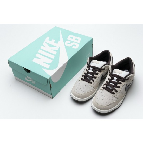 Nike SB Dunk Low Pro "Desert Sand Mahogany" Grey Brown BQ6817-004