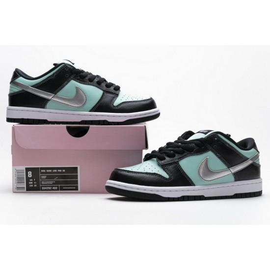 Nike SB Dunk Low Pro "Diamond" Blue Black 304292-402