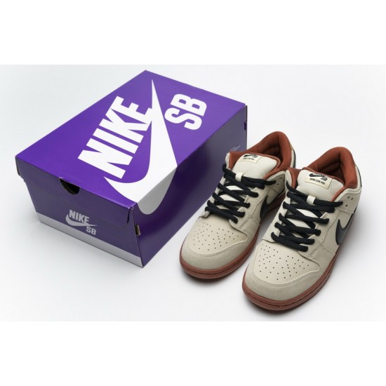 Nike SB Dunk Low Pro "Muslin" White Brown BQ6817-100