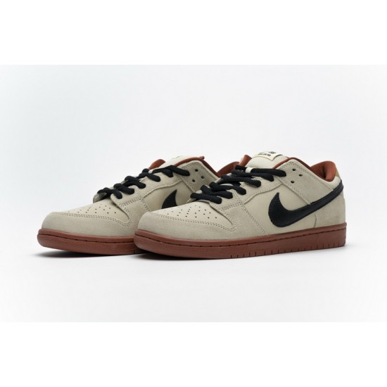 Nike SB Dunk Low Pro "Muslin" White Brown BQ6817-100