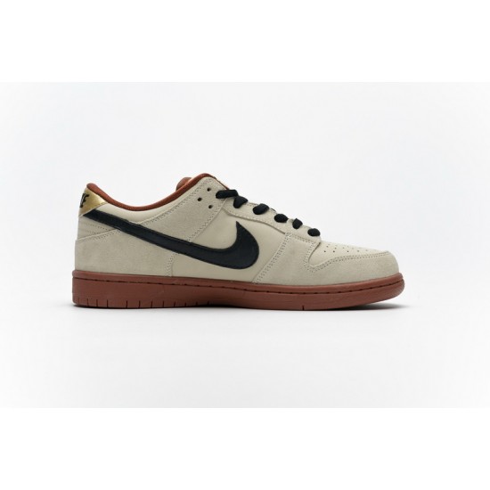 Nike SB Dunk Low Pro "Muslin" White Brown BQ6817-100