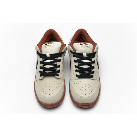 Nike SB Dunk Low Pro "Muslin" White Brown BQ6817-100