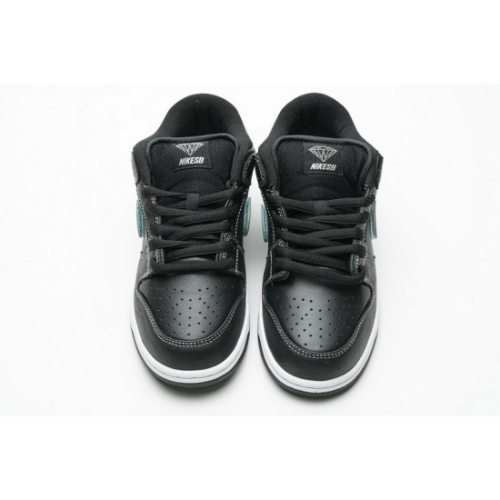 Nike SB Dunk Low Pro OG QS "Black Diamond" Black Silver BV1310-001