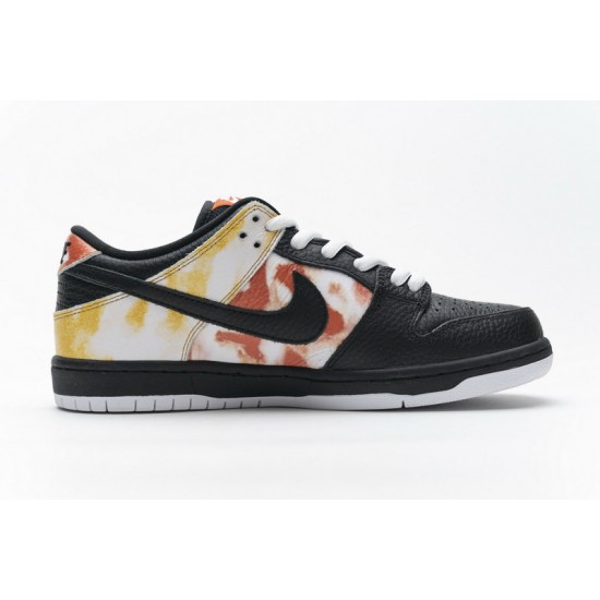 Nike SB Dunk Low Pro QS "Roswell Raygun" Black Yellow Orange BQ6832-001