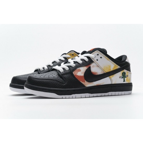 Nike SB Dunk Low Pro QS "Roswell Raygun" Black Yellow Orange BQ6832-001