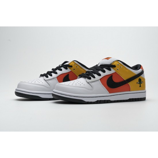 Nike SB Dunk Low "Raygun Home" White Red Orange 304292-802