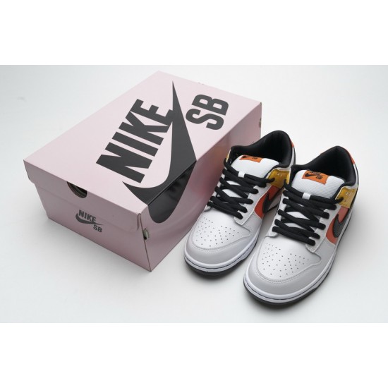 Nike SB Dunk Low "Raygun Home" White Red Orange 304292-802