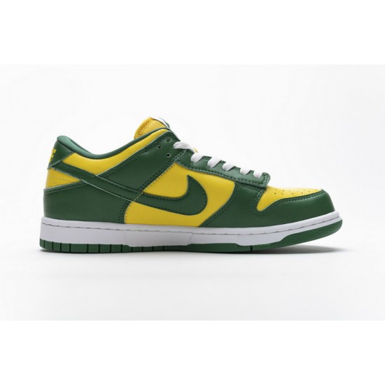 Nike SB Dunk Low SP "Brazil" Green Yellow CU1727-700