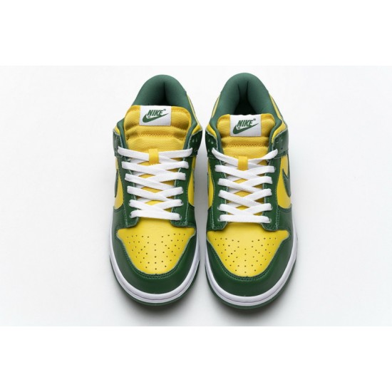 Nike SB Dunk Low SP "Brazil" Green Yellow CU1727-700