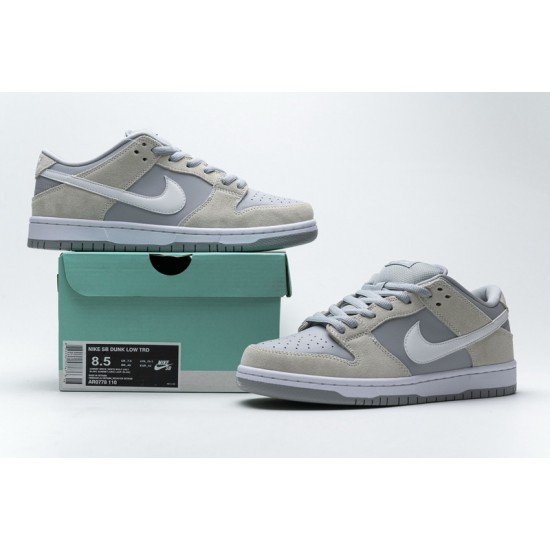 Nike SB Dunk Low TRD "Summit White" Grey White AR0778-110