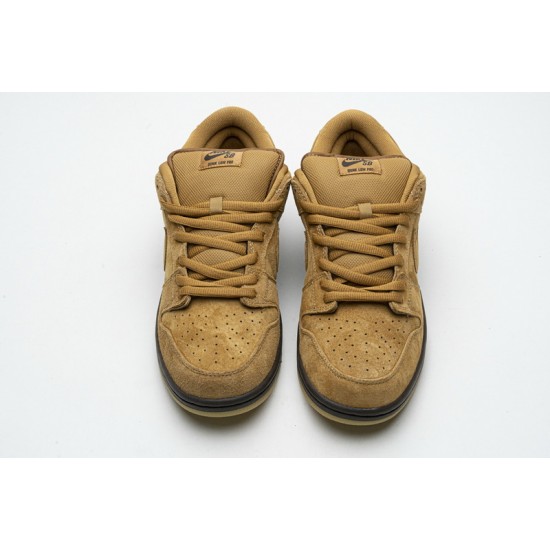 Nike SB Dunk Low "Wheat Mocha" Wheat Black BQ6817-204