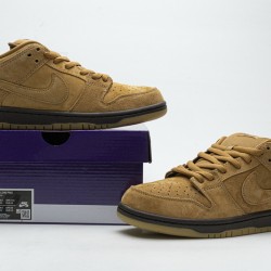 Nike SB Dunk Low "Wheat Mocha" Wheat Black BQ6817-204