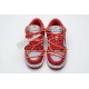 Off-White x Nike Dunk Low "University Red" Red Gray CT0856-600