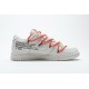 Off-White x Nike SB Dunk Low White Orange CT0856-900