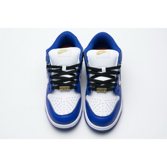 Supreme x Nike SB Dunk Low "Blue Stars" Blue White DH3228-100
