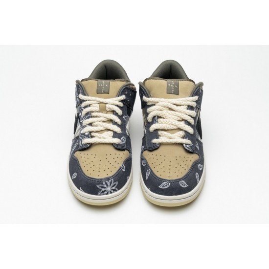 Travis Scott x Nike SB Dunk Low Blue Brown CT5053-001